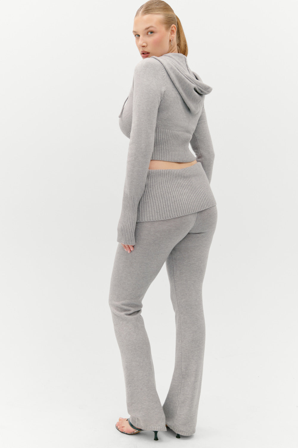 Aimee Zip Up Hoodie - Rain Cloud Frankies Bikinis Sale
