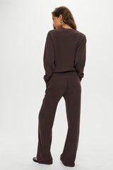 Emma Thermal Low Rise Pants - Walnut Frankies Bikinis Discount