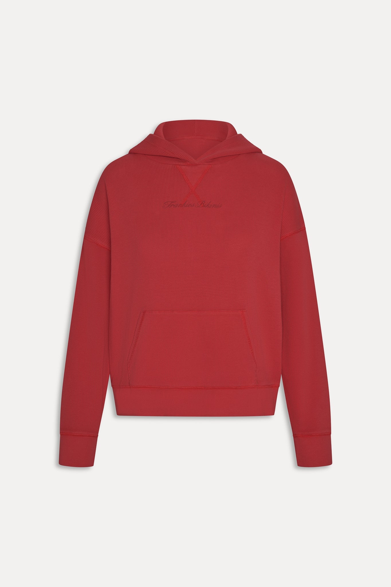 Haven Thermal Hoodie - Strawberry Red Frankies Bikinis Discount
