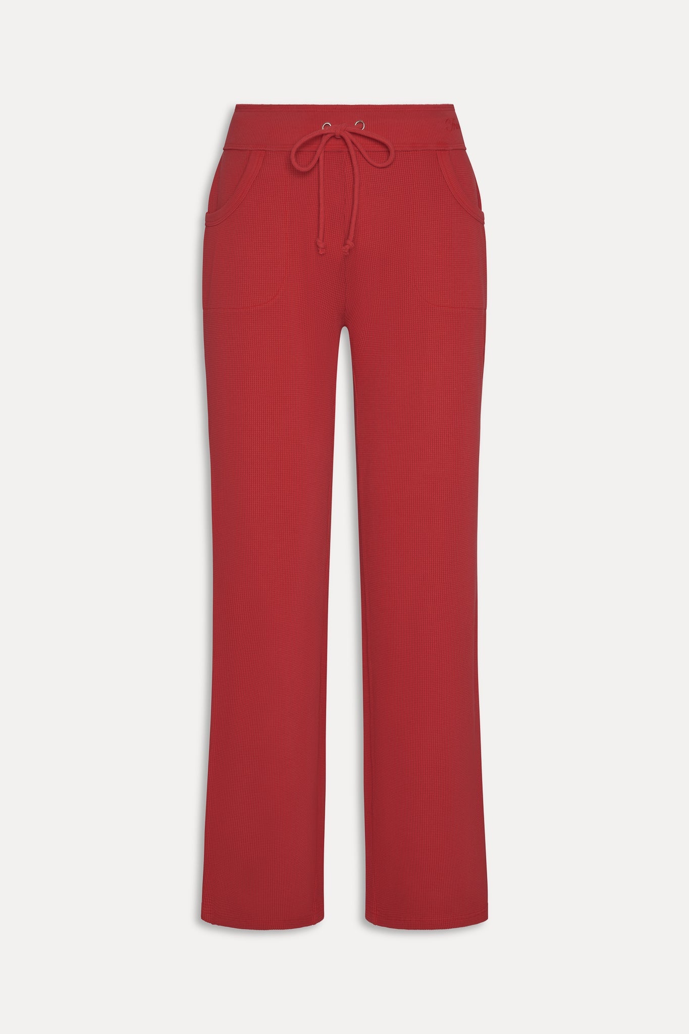 Emma Thermal Low Rise Pants - Strawberry Red Frankies Bikinis Sale