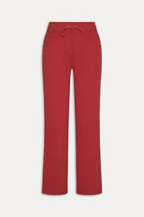 Emma Thermal Low Rise Pants - Strawberry Red Frankies Bikinis Sale