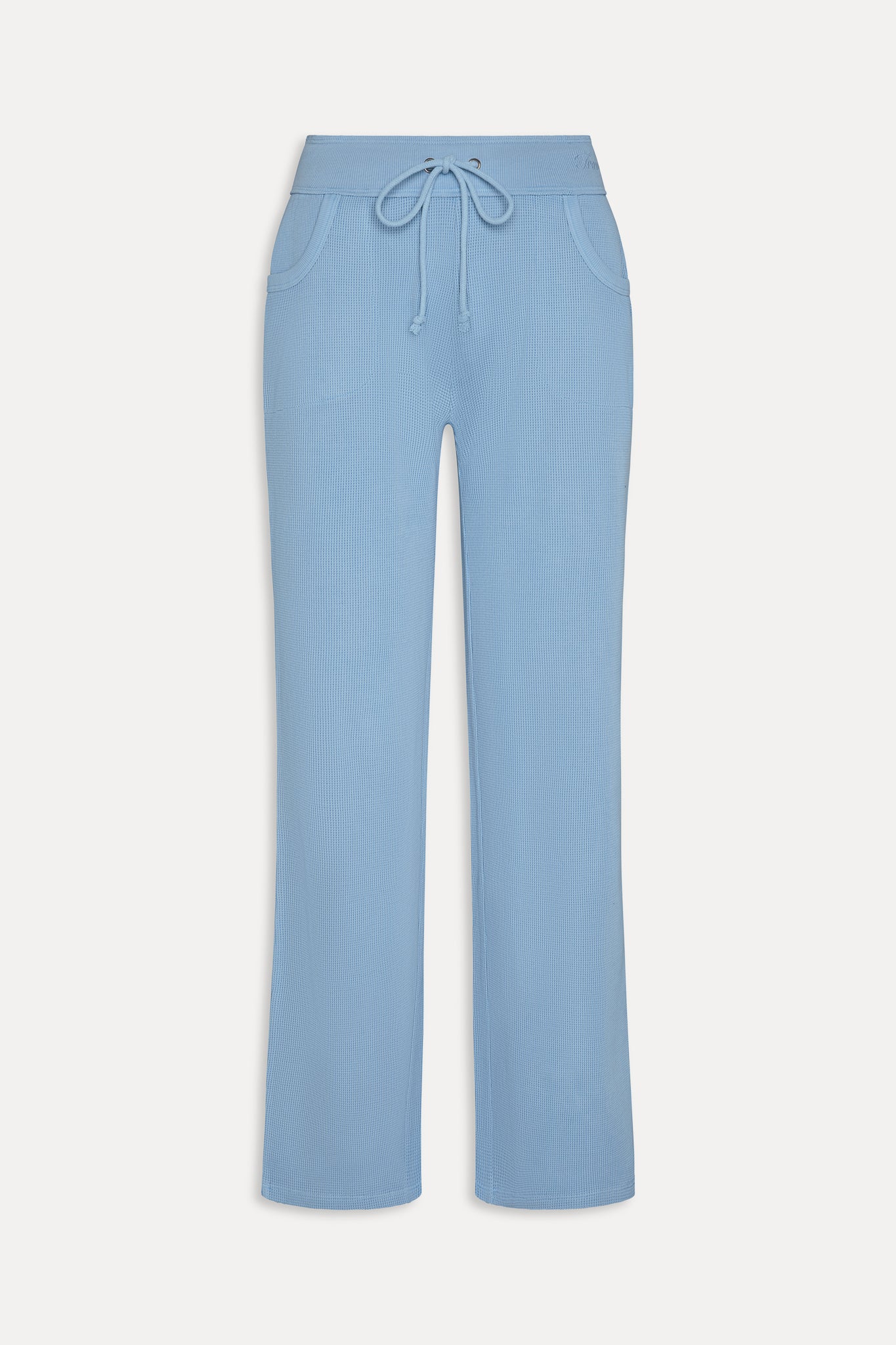 Emma Thermal Low Rise Pants - Lullaby Sky Frankies Bikinis Online Shop