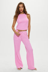 Emma Thermal Tank Top - Blush Frankies Bikinis Sale