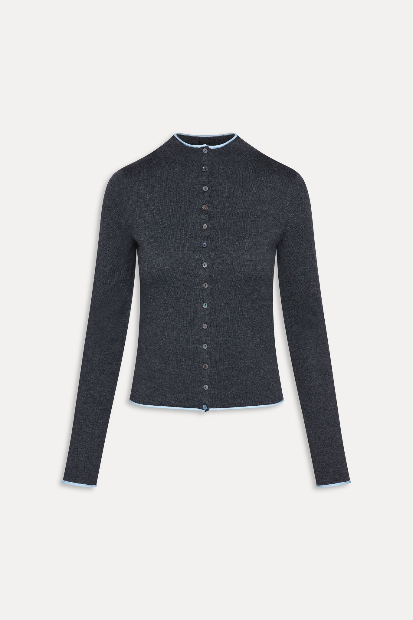 Leo Knit Button Up Cardigan - Stone Frankies Bikinis Online
