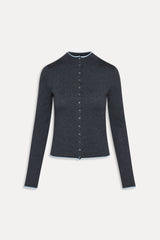 Leo Knit Button Up Cardigan - Stone Frankies Bikinis Online