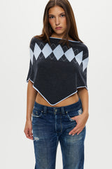 Scout Knit Poncho - Stone Frankies Bikinis Online Shop