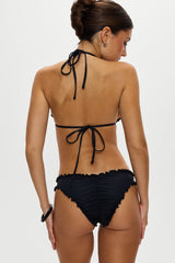 Charlotte Cheeky Bikini Bottom - Black Frankies Bikinis Online Shop