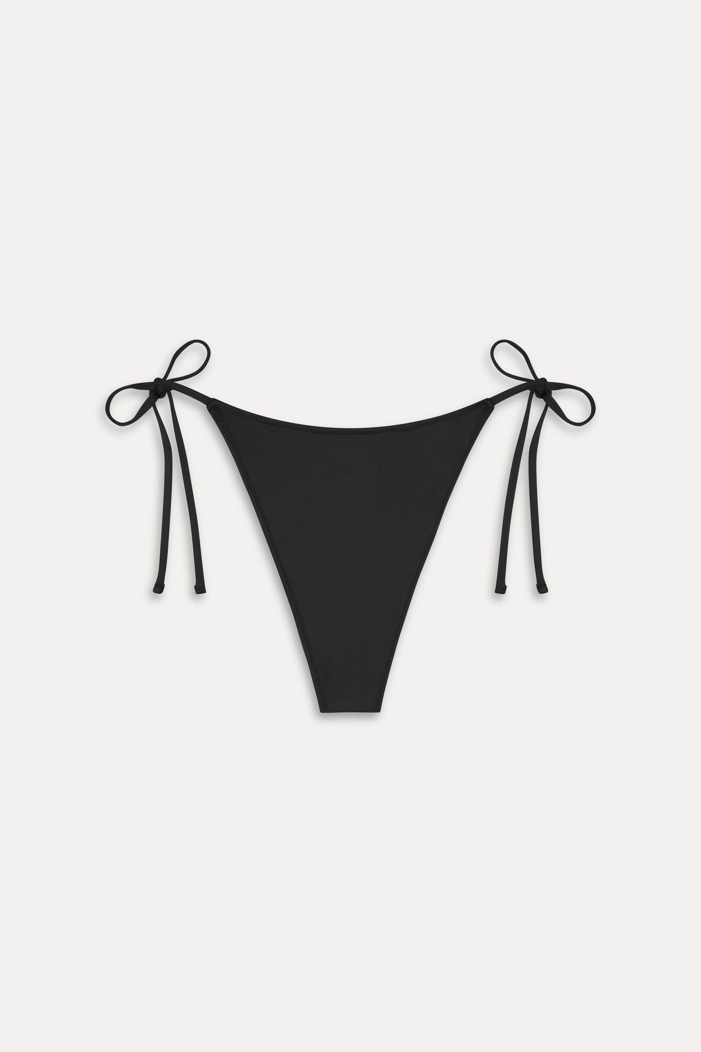 Romeo Cheeky String Bikini Bottom - Black Frankies Bikinis Outlet