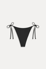 Romeo Cheeky String Bikini Bottom - Black Frankies Bikinis Outlet