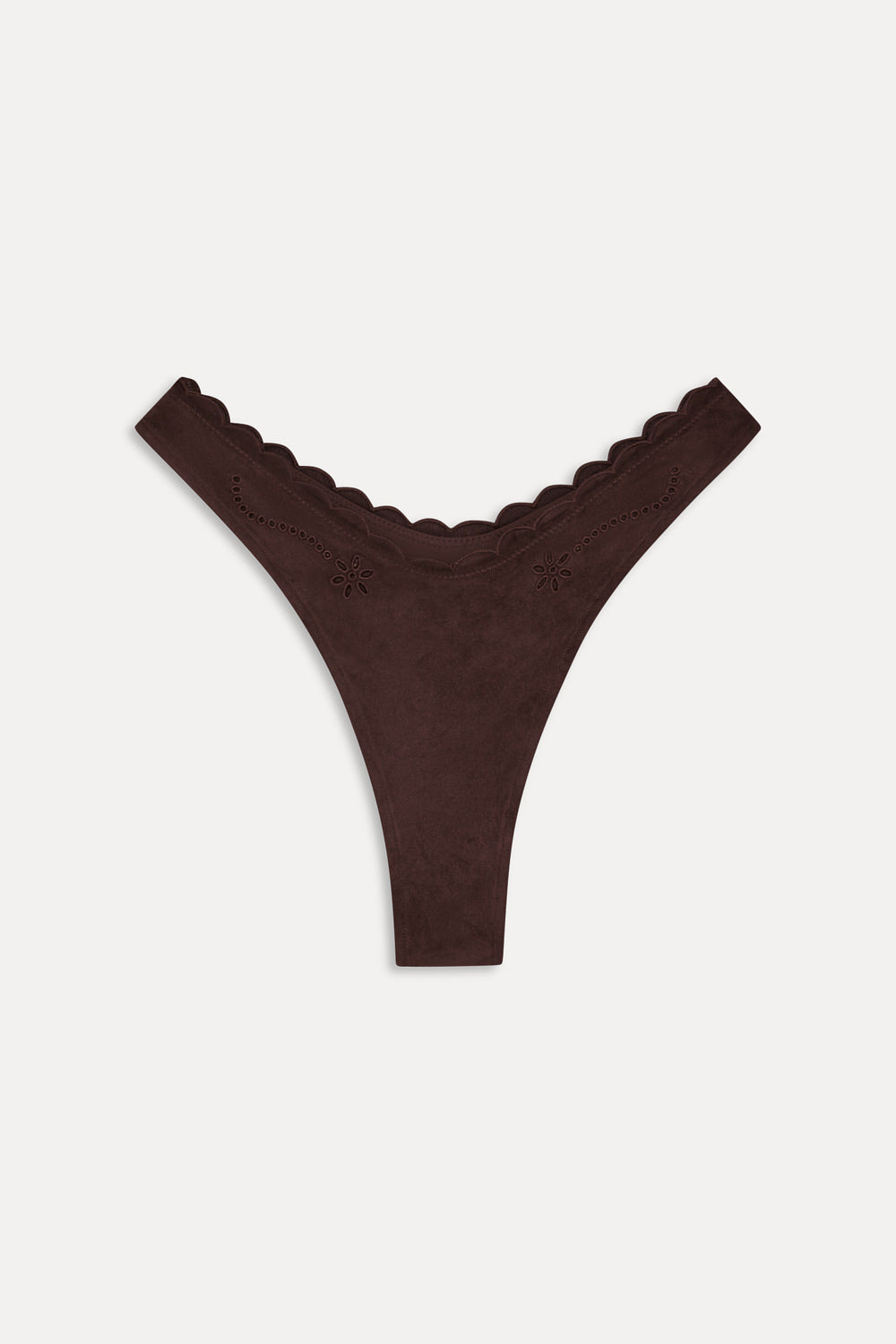 Full Moon Suede Bikini Bottom - Desert Suede Frankies Bikinis Sale