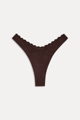 Full Moon Suede Bikini Bottom - Desert Suede Frankies Bikinis Sale