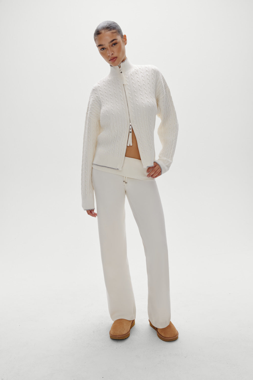Dawson Knit Fold Over Pants - Honeymoon Frankies Bikinis Online Shop