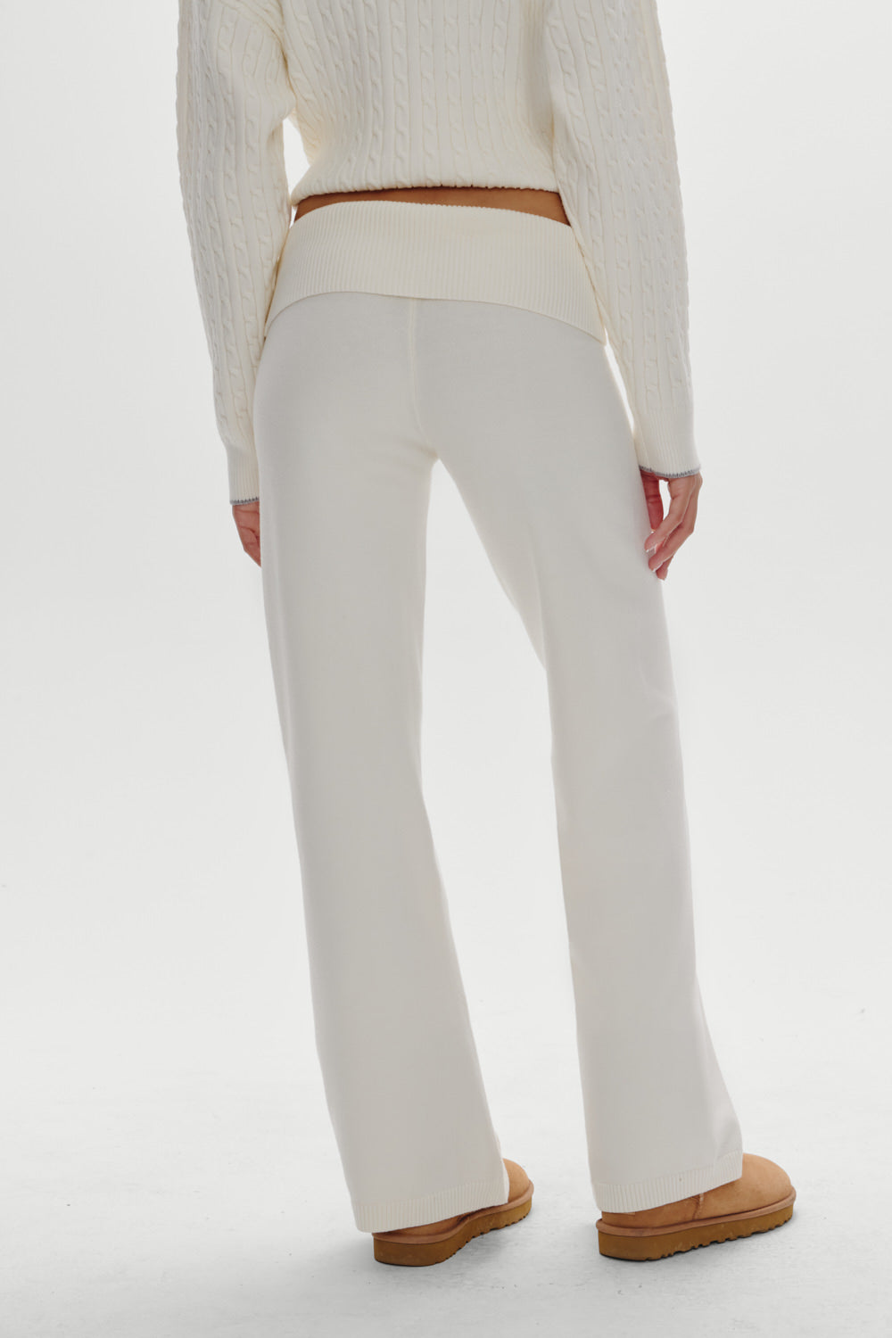 Dawson Knit Fold Over Pants - Honeymoon Frankies Bikinis Online Shop