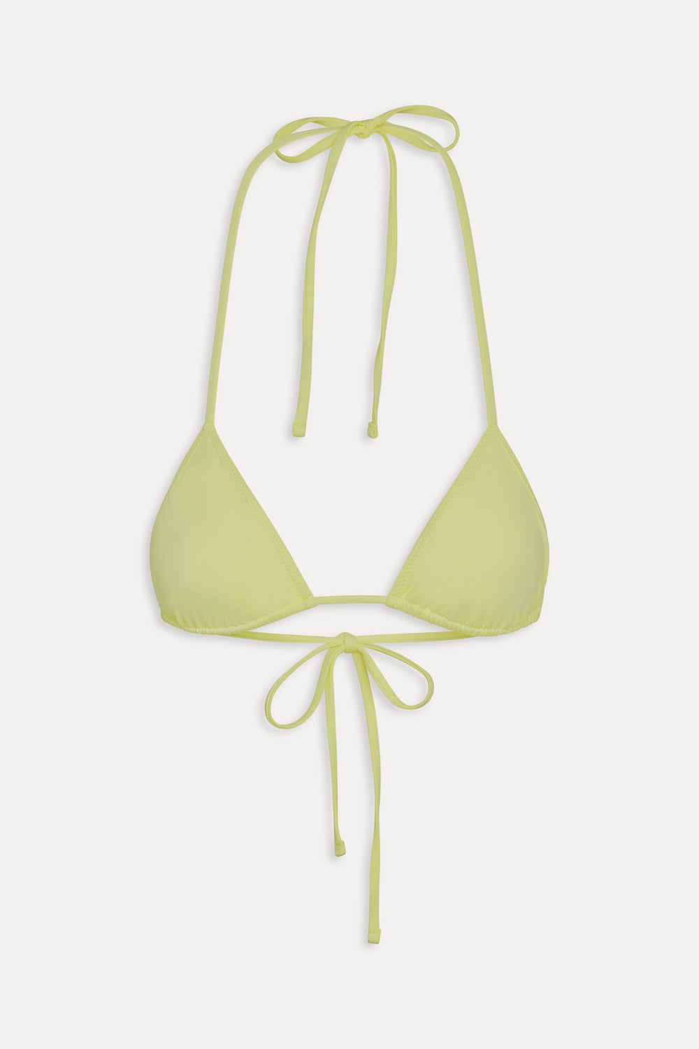 Nick Skimpy Triangle Bikini Top - Yellow Mojito Frankies Bikinis Online Shop