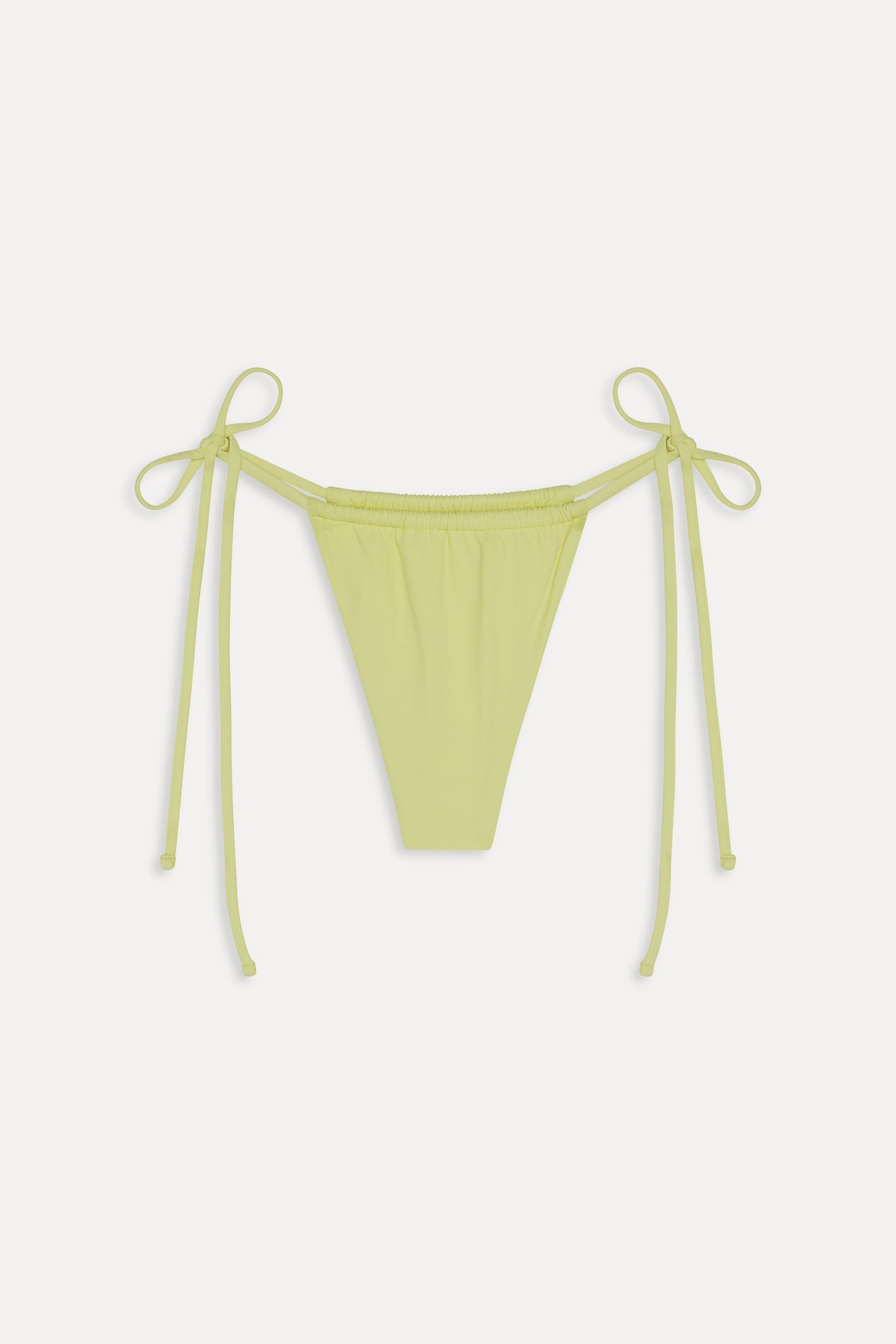 Tia Skimpy String Bikini Bottom - Yellow Mojito Frankies Bikinis Outlet