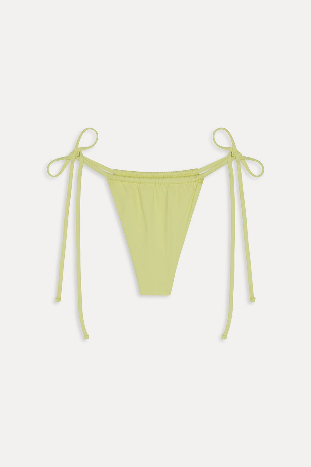 Tia Skimpy String Bikini Bottom - Yellow Mojito Frankies Bikinis Outlet