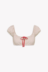 x BELLA HADID Angel Bikini Top - Strawberry Polka Dot Frankies Bikinis Online Shop