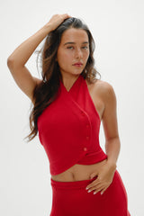 Ryder Knit Halter Top - Heartstrings Frankies Bikinis Online Shop