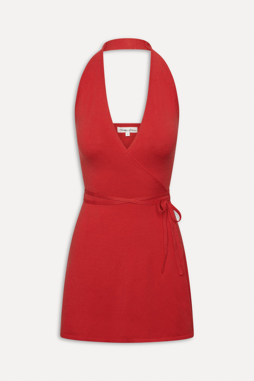 Evening Halter Wrap Mini Dress - Cherry Frankies Bikinis Sale