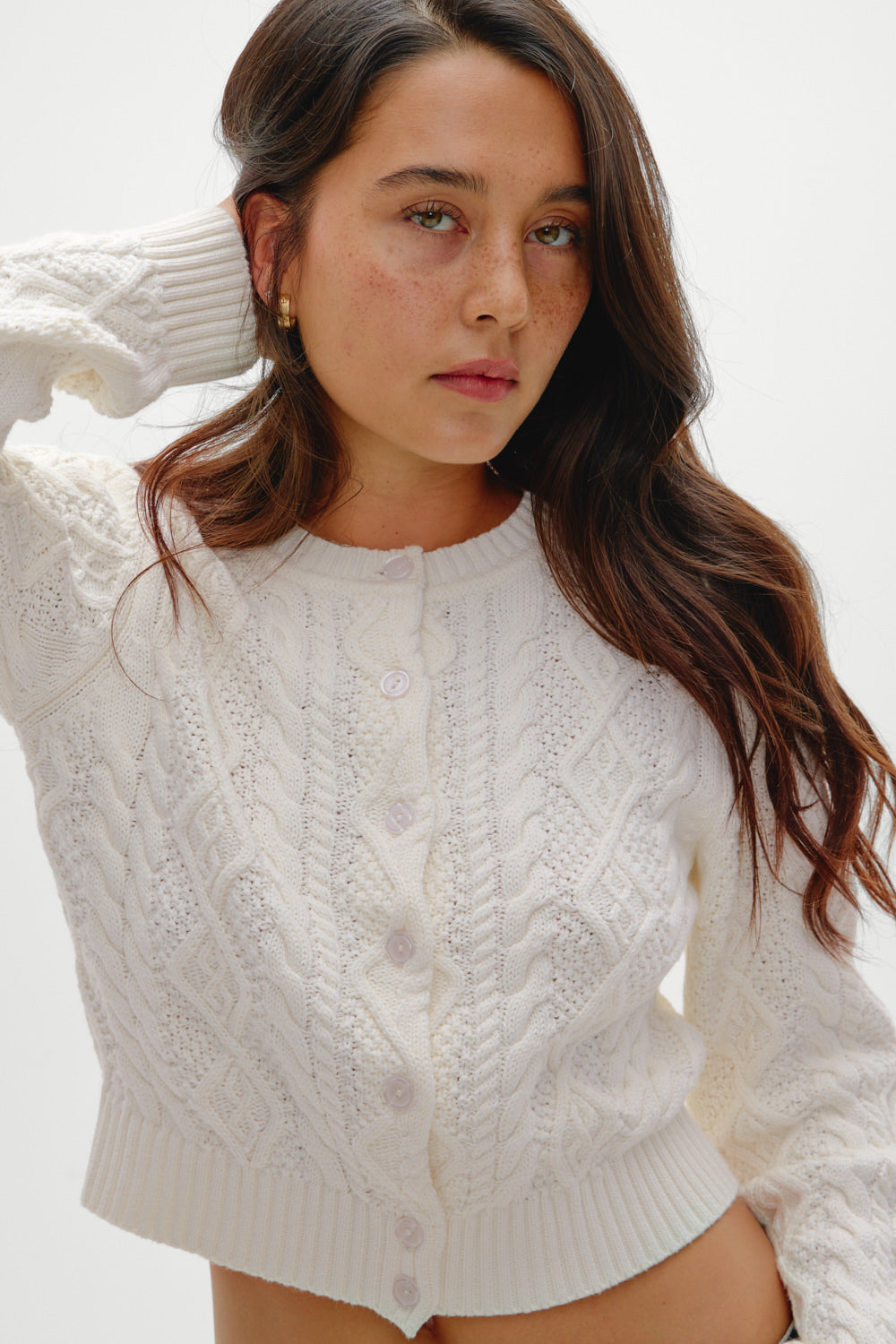 Marley Button Up Knit Cardigan - Honeymoon Frankies Bikinis Outlet