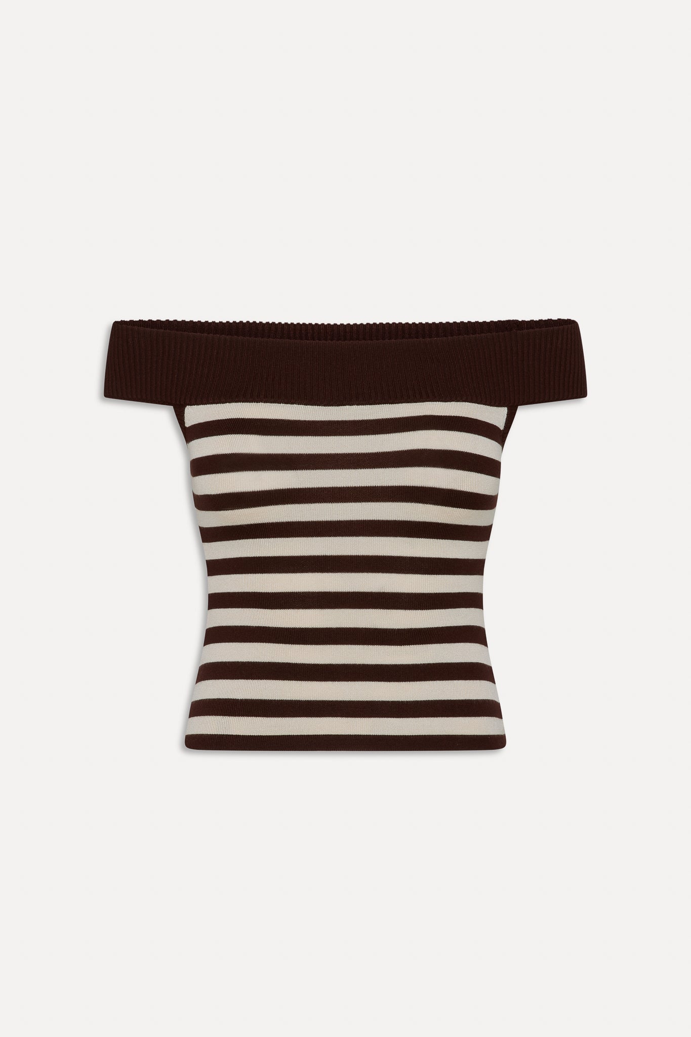 x BELLA HADID Tucker Knit Top - Cowboy Stripe Frankies Bikinis Online