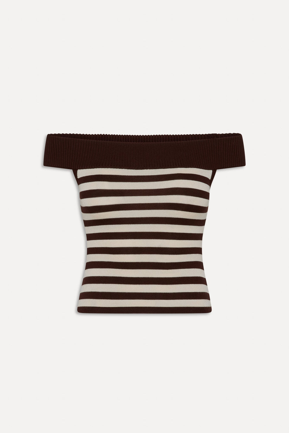 x BELLA HADID Tucker Knit Top - Cowboy Stripe Frankies Bikinis Online