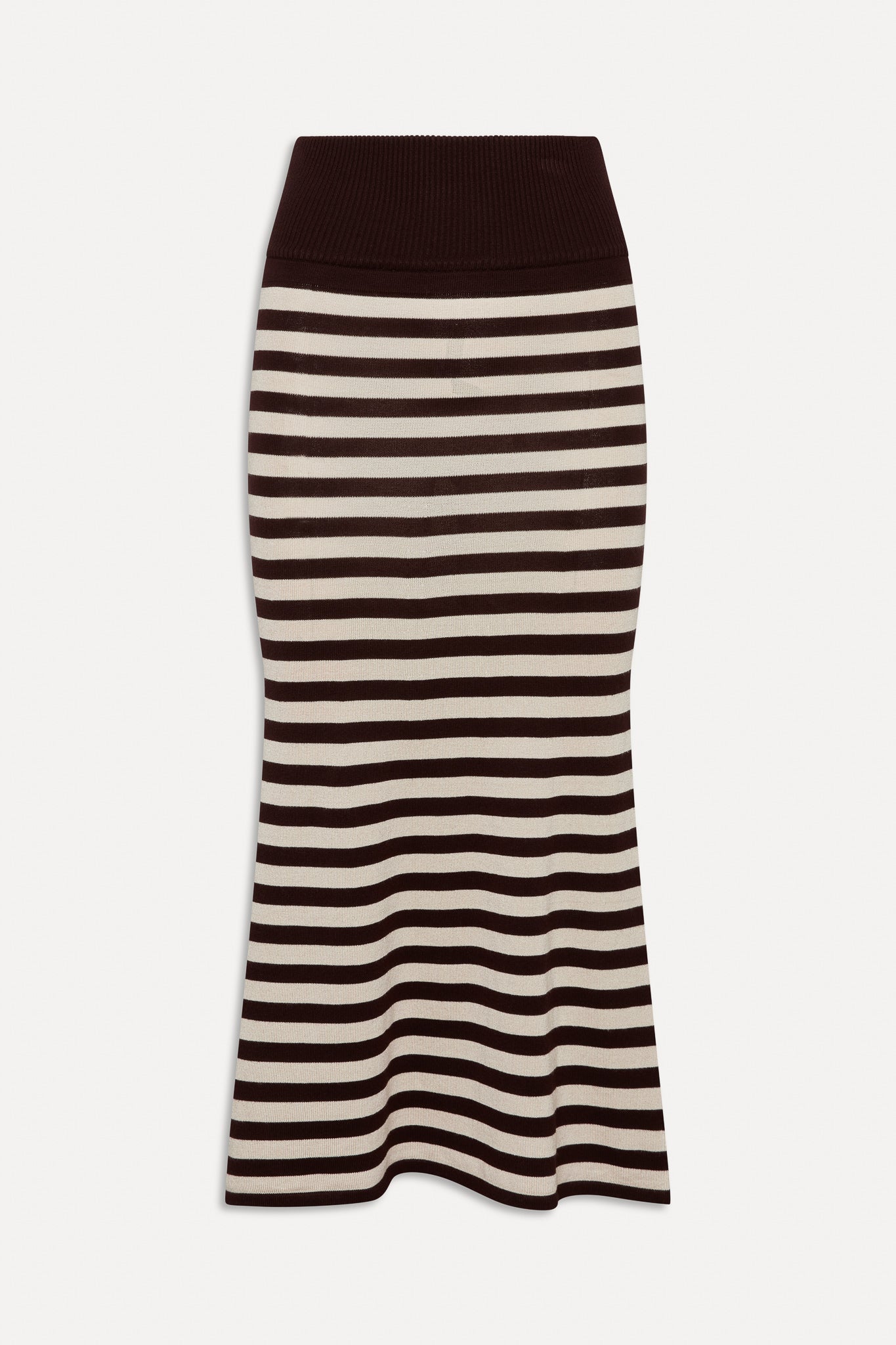 x BELLA HADID Tucker Knit Midi Skirt - Cowboy Stripe Frankies Bikinis Online Shop