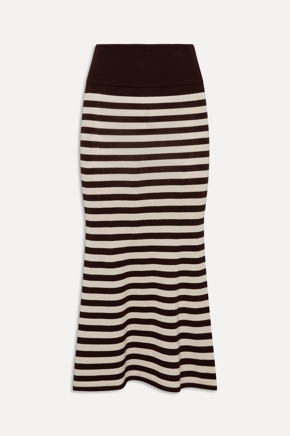 x BELLA HADID Tucker Knit Midi Skirt - Cowboy Stripe Frankies Bikinis Online Shop