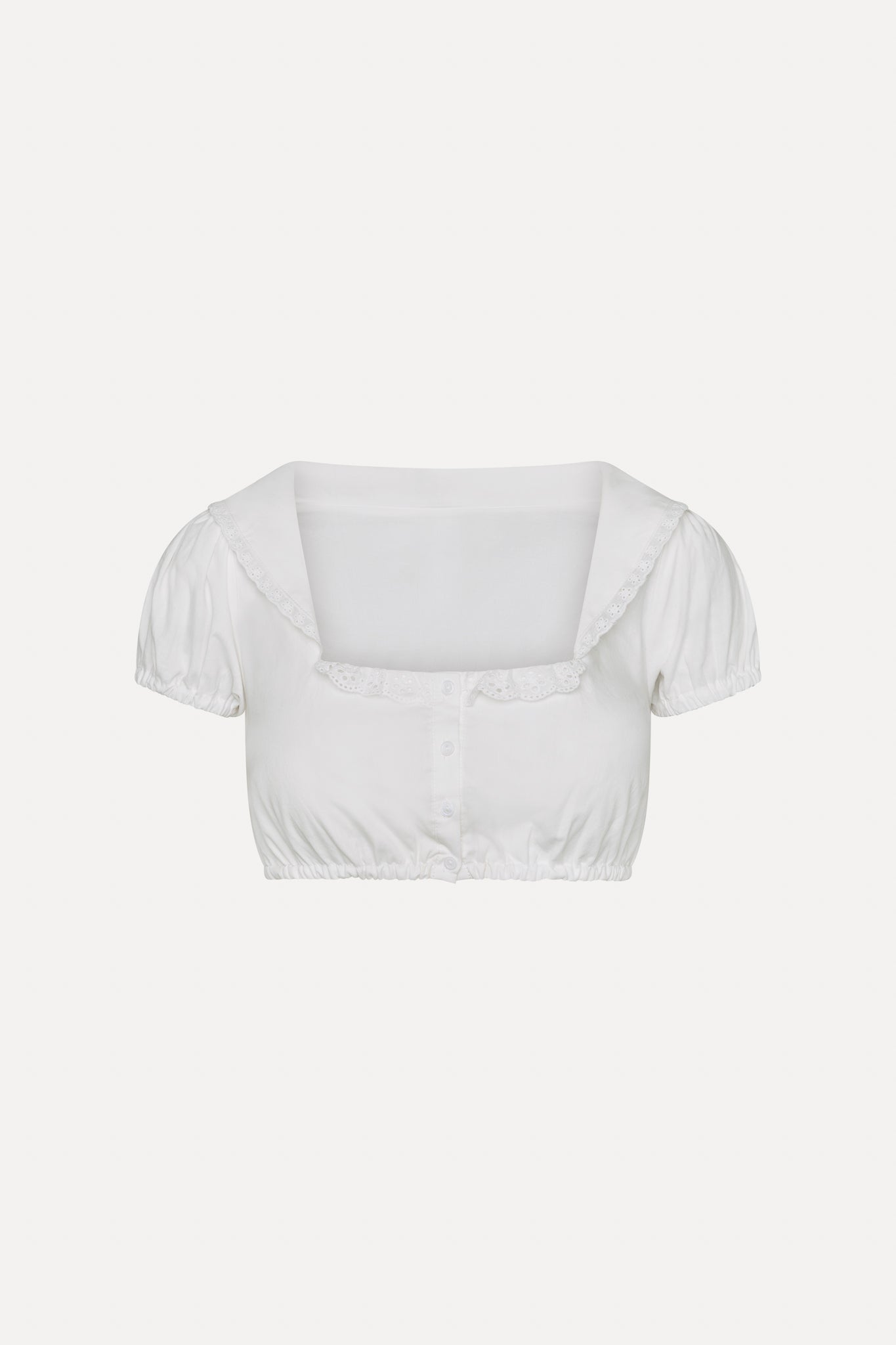x BELLA HADID Little Miss Top - White Frankies Bikinis Discount