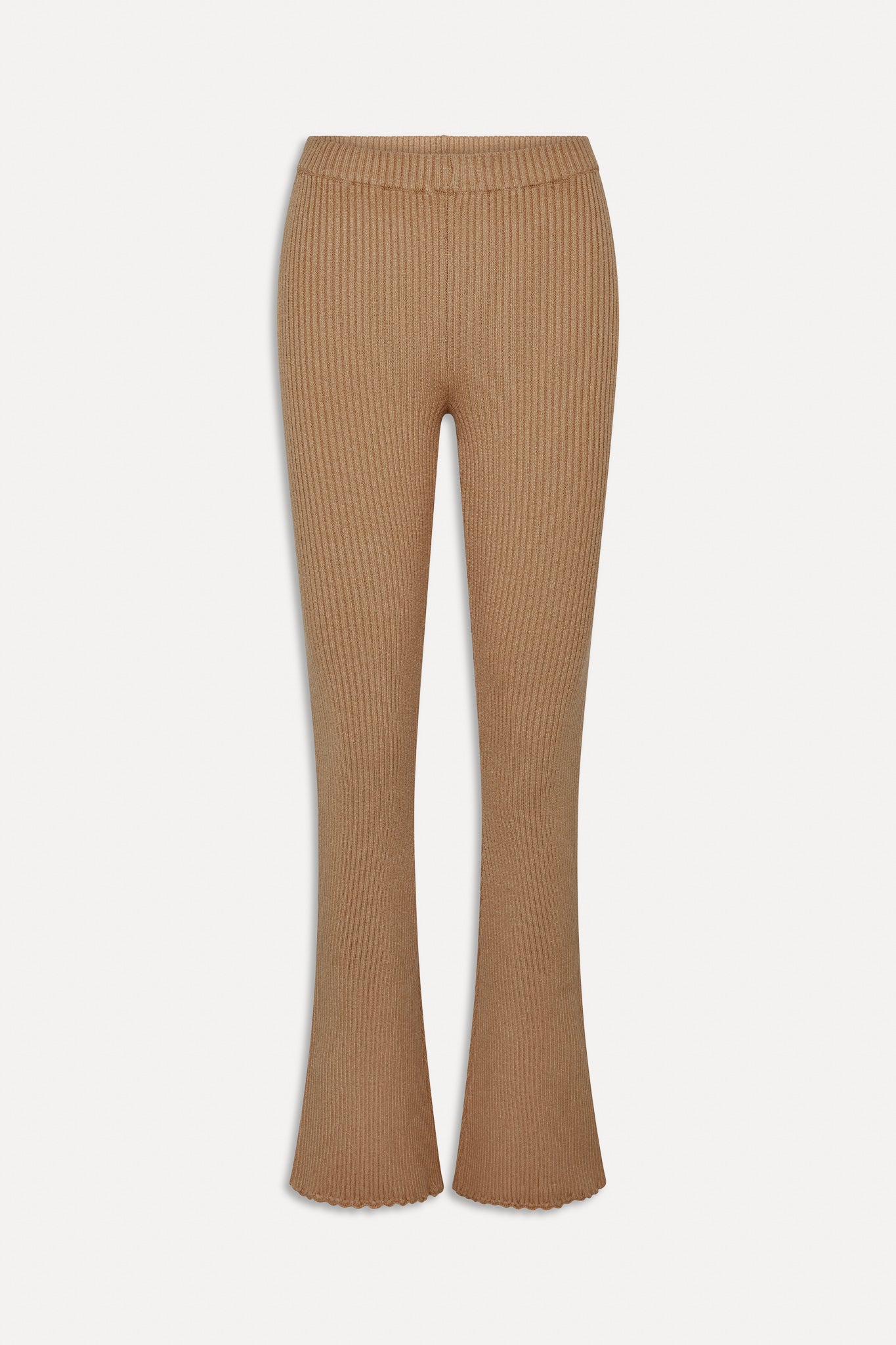 x BELLA HADID Texas Knit Pants - Caramel Frankies Bikinis Outlet