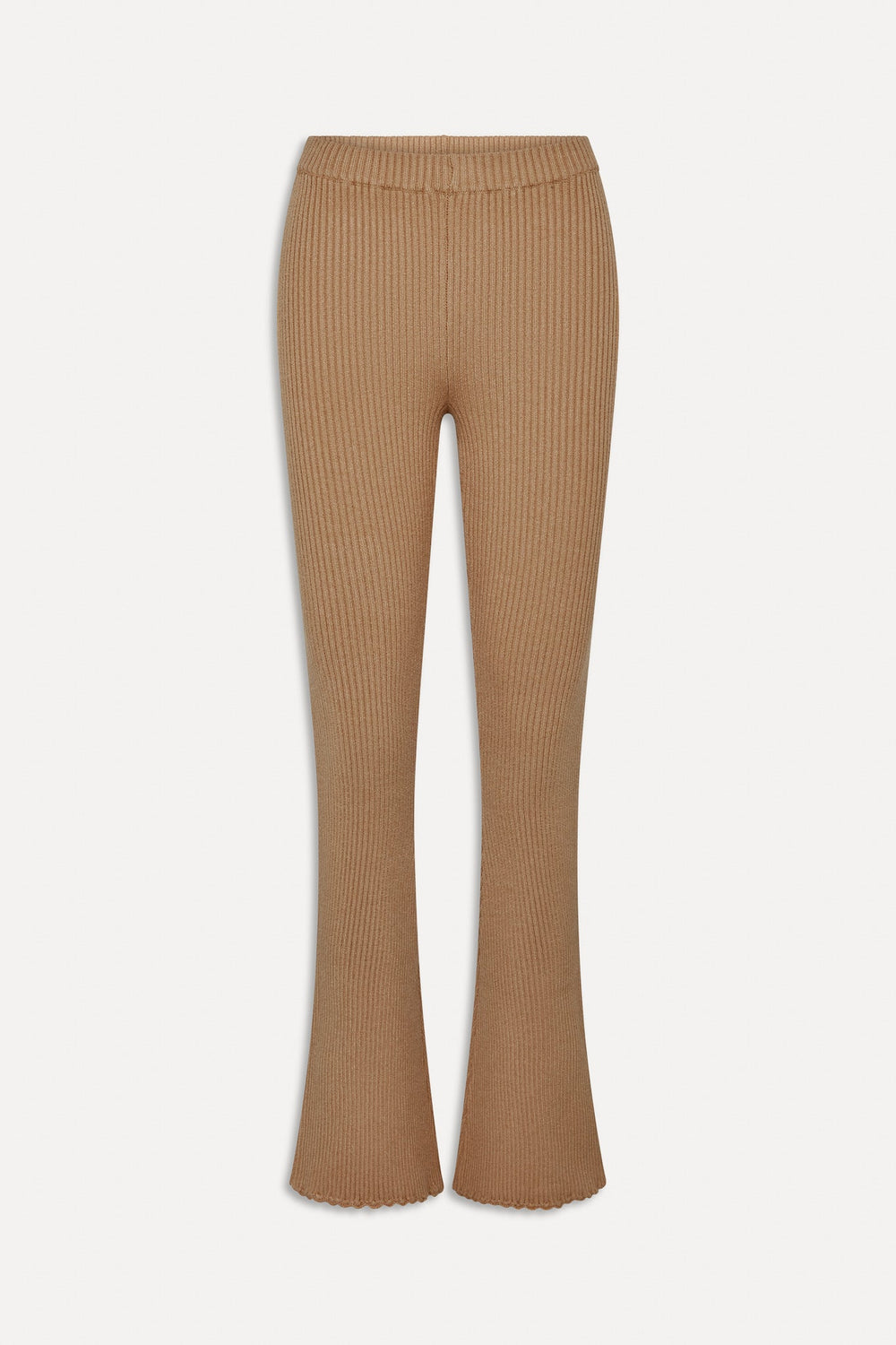 x BELLA HADID Texas Knit Pants - Caramel Frankies Bikinis Outlet