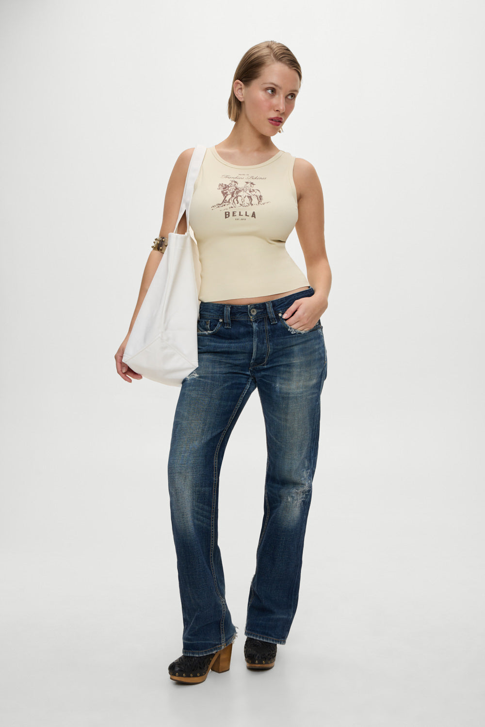 x BELLA HADID Southwest Weekender Bag - White Frankies Bikinis Online
