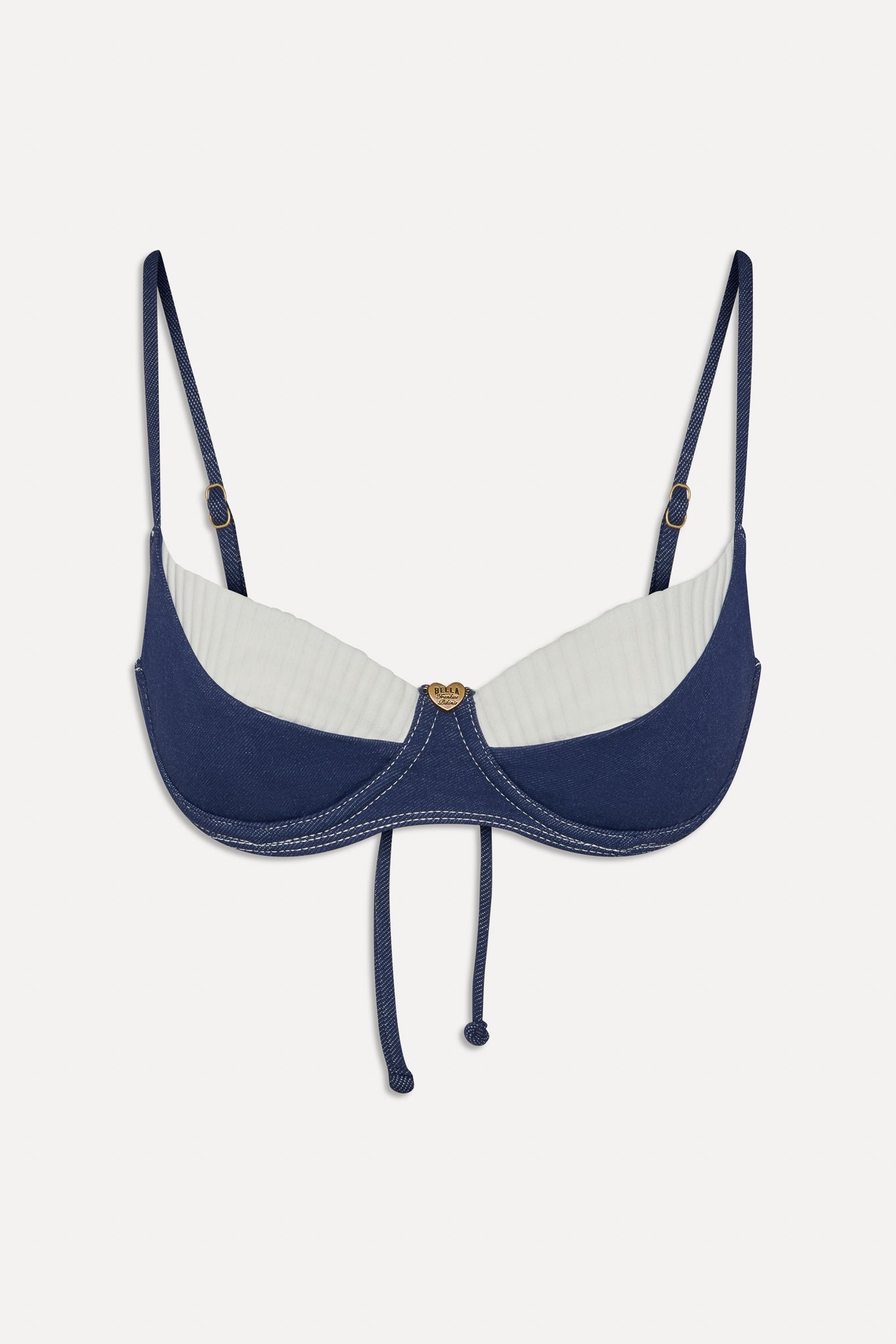 x BELLA HADID Jolene Underwire Bikini Top - Summer Denim Frankies Bikinis Online Shop