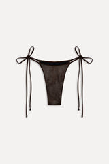 x BELLA HADID Divine Skimpy Bikini Bottom - Cocoa Frankies Bikinis Online