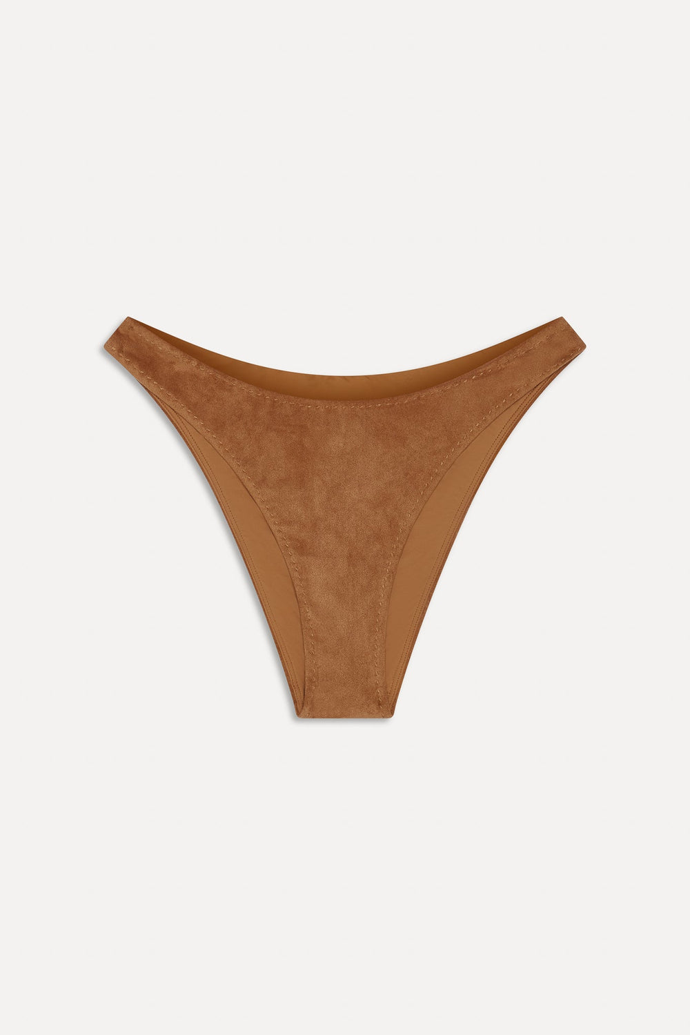 x BELLA HADID Dove Suede Bikini Bottom - Sunkissed Suede Frankies Bikinis Discount