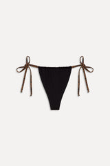 x BELLA HADID Tia Skimpy Bikini Bottom - Lucky Leopard Frankies Bikinis Outlet