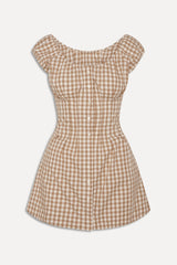 x BELLA HADID Mustang Mini Dress - Rodeo Gingham Frankies Bikinis Online Shop