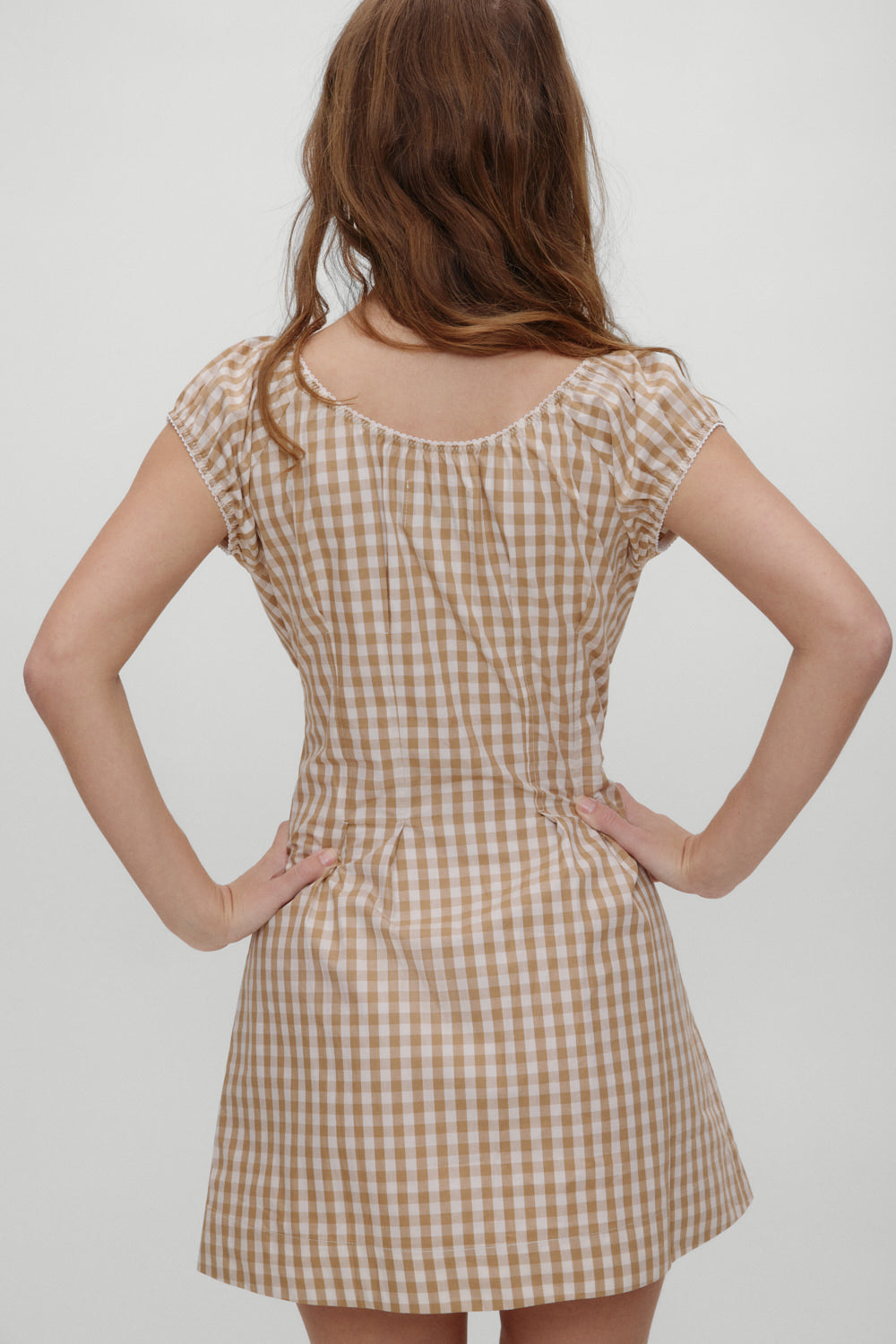 x BELLA HADID Mustang Mini Dress - Rodeo Gingham Frankies Bikinis Online Shop
