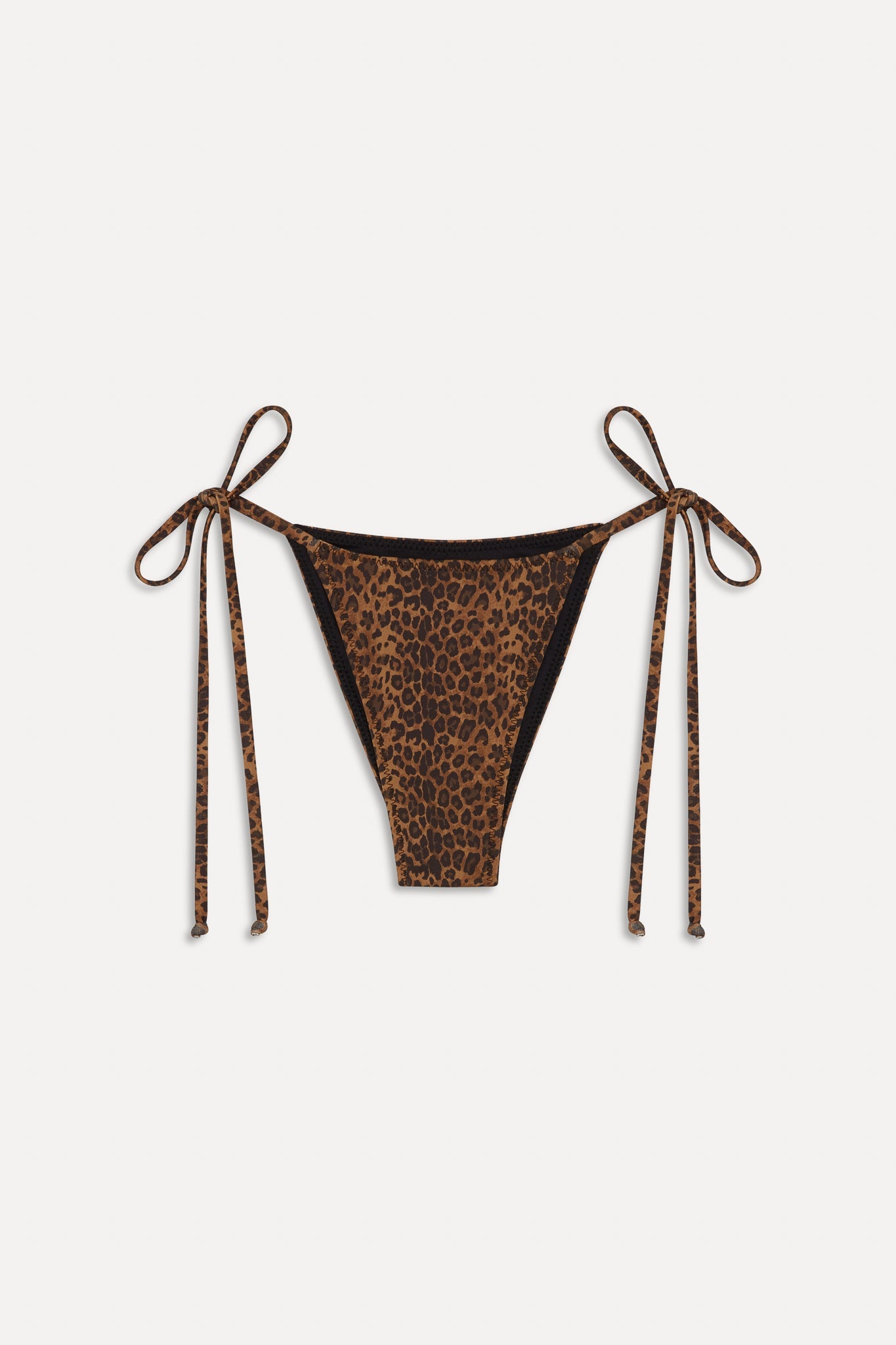 x BELLA HADID Mackenzie String Bikini Bottom - Lucky Leopard Frankies Bikinis For Sale