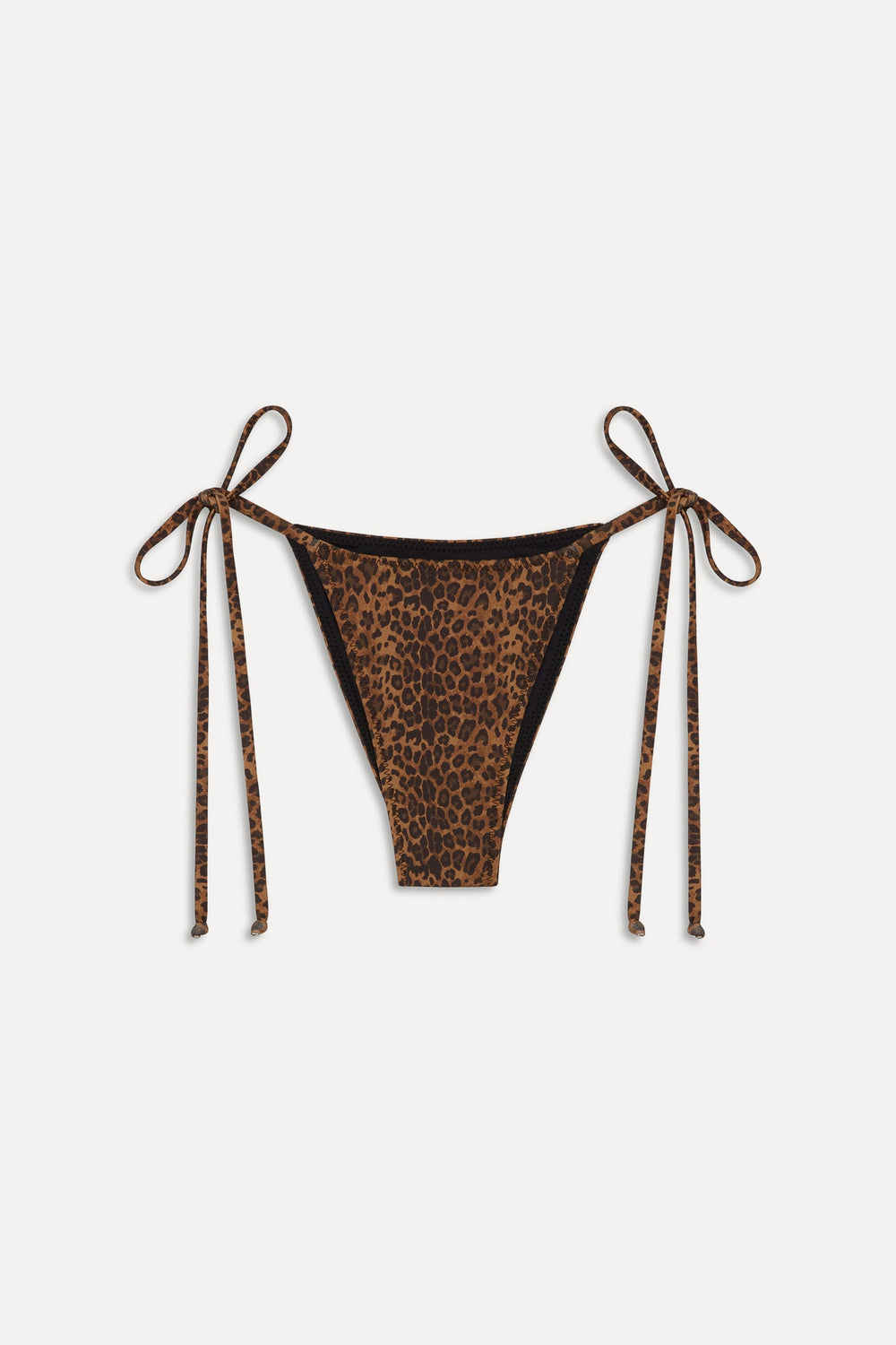 x BELLA HADID Mackenzie String Bikini Bottom - Lucky Leopard Frankies Bikinis For Sale