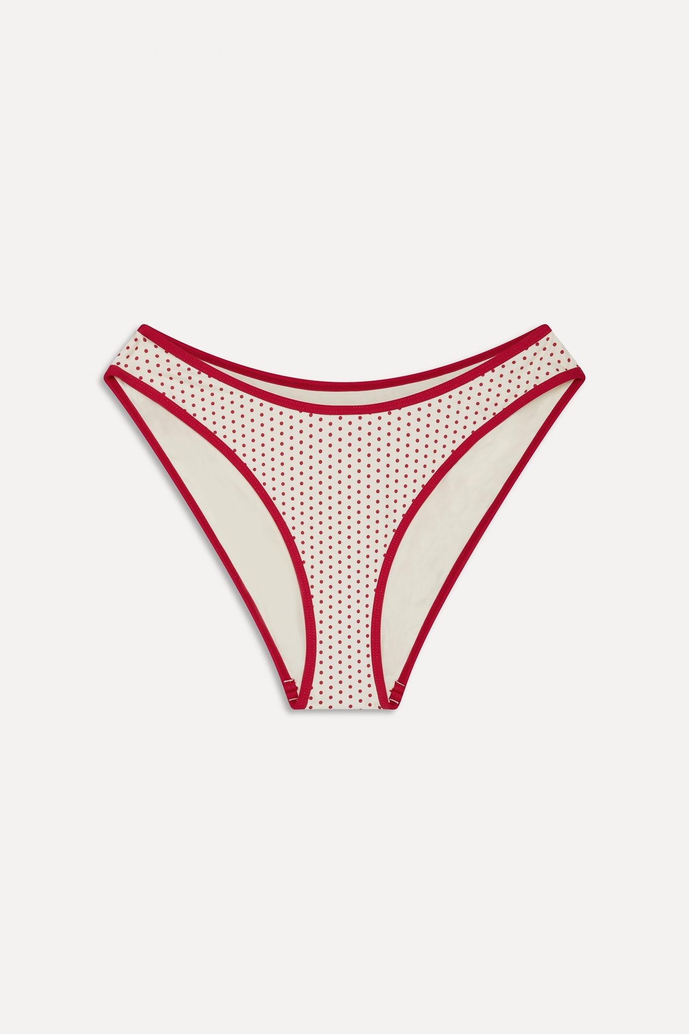 x BELLA HADID Catalina Bikini Bottom - Strawberry Polka Dot Frankies Bikinis Sale