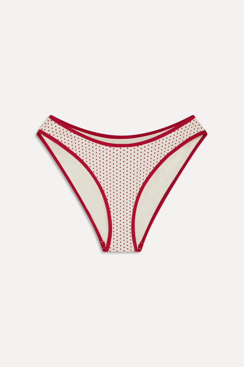 x BELLA HADID Catalina Bikini Bottom - Strawberry Polka Dot Frankies Bikinis Sale