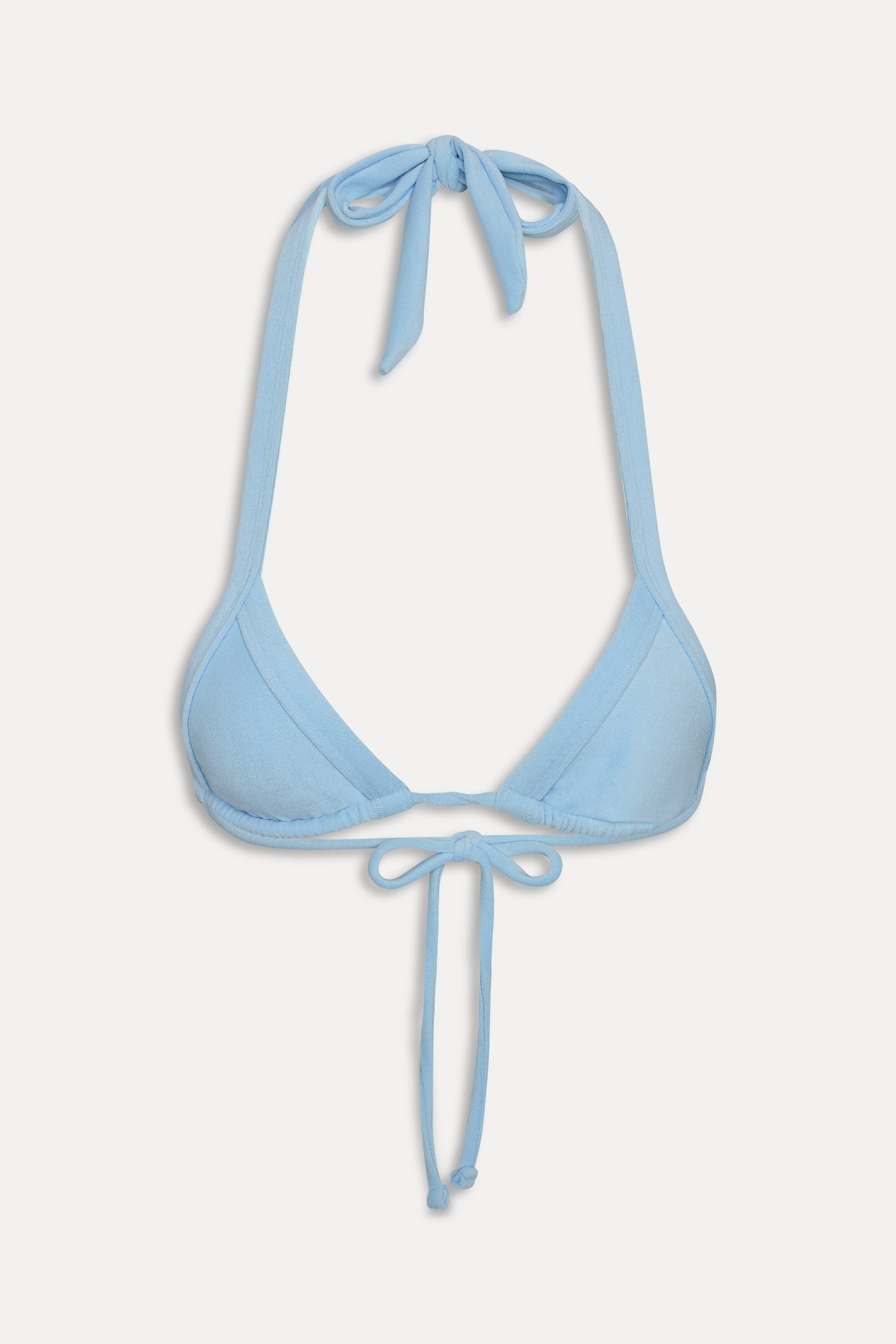 x JENNIE Taite Terry Bikini Top - Ocean Dip Frankies Bikinis Online