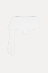 x JENNIE Nari Swim Skirt - Optic White Frankies Bikinis For Sale