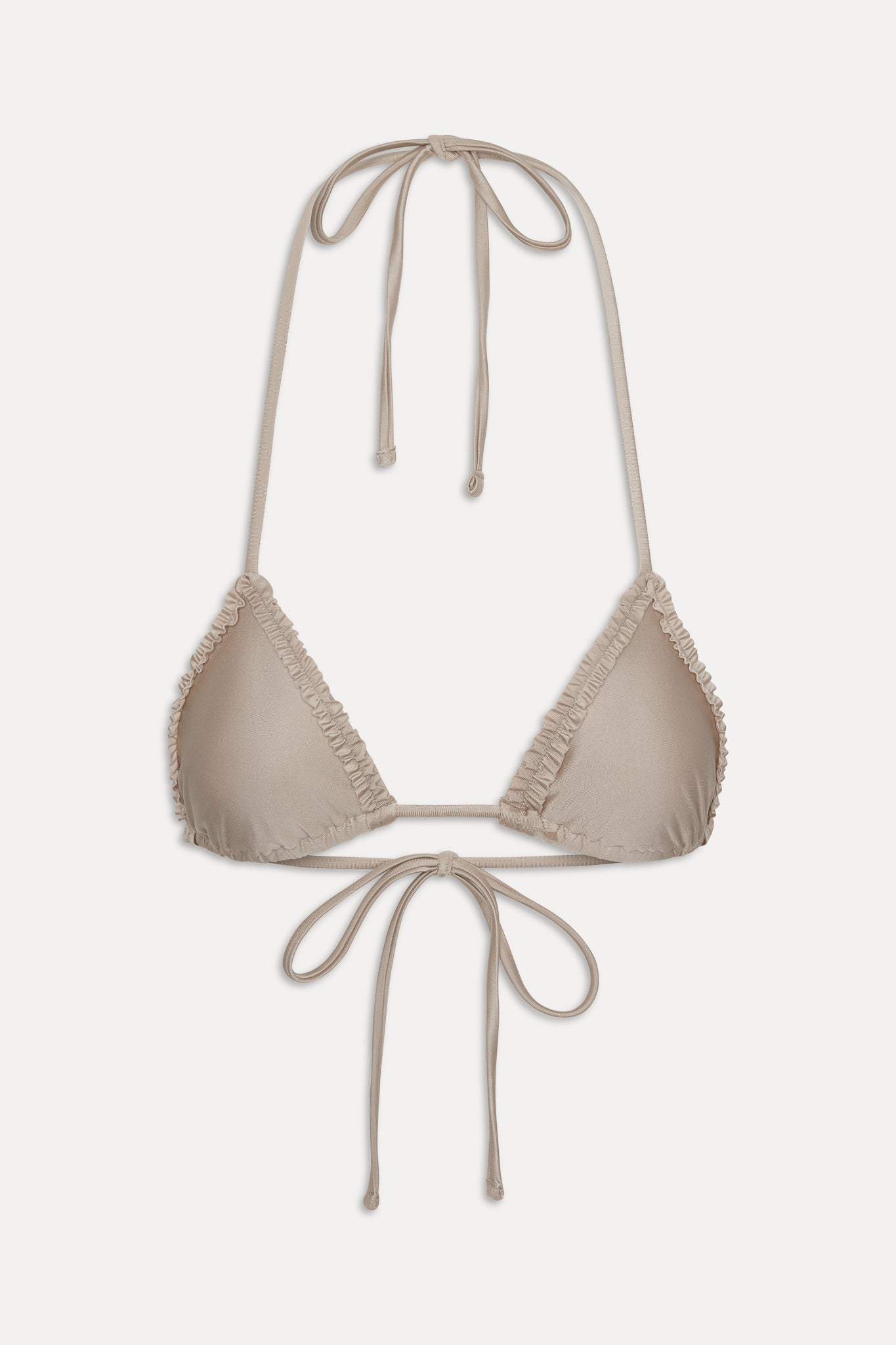 Nick Triangle Shine Bikini Top - Birthday Suit Frankies Bikinis Sale
