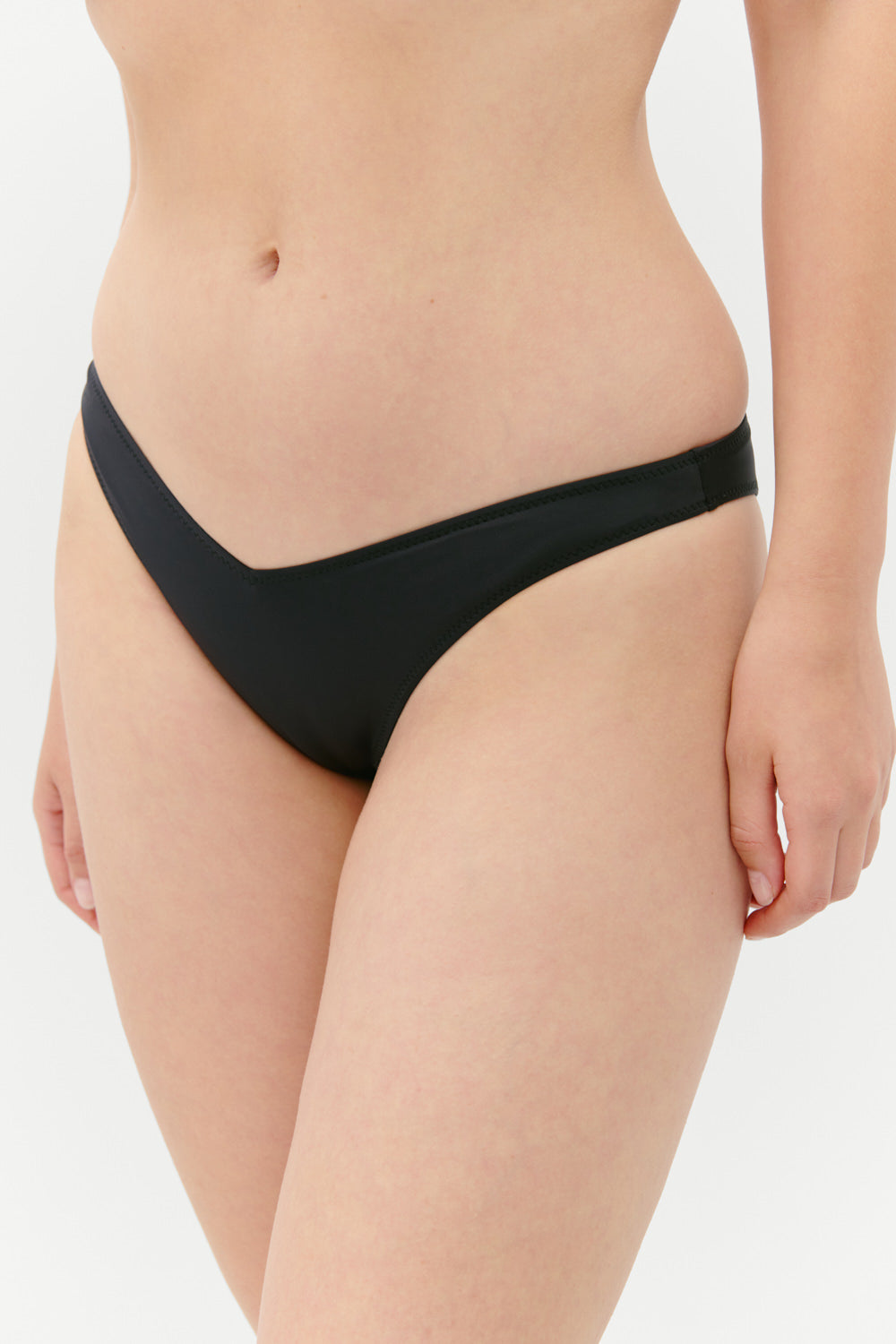 Harper Cheeky Bikini Bottom - Black Frankies Bikinis Online Shop