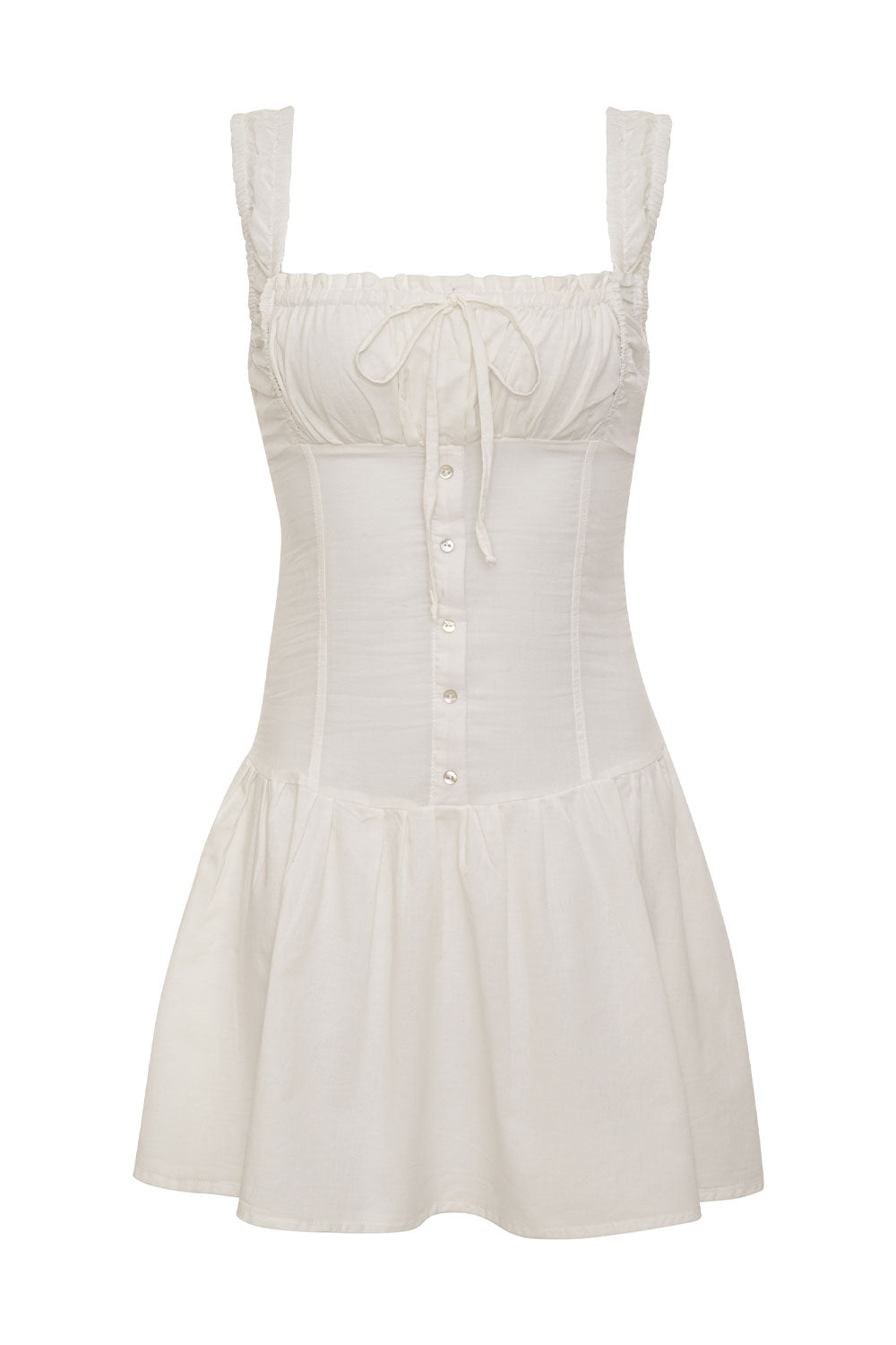 Christa Ruffle Mini Dress - Sunrose Frankies Bikinis Sale