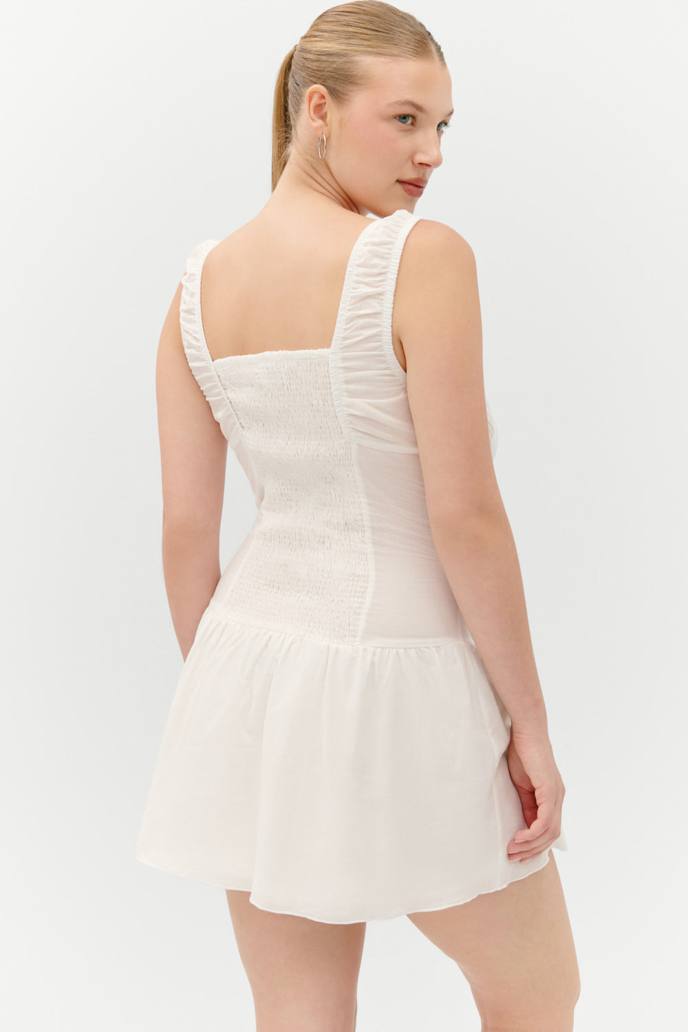 Christa Ruffle Mini Dress - Sunrose Frankies Bikinis Sale
