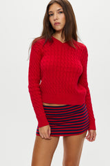 Prince Cable Knit Sweater - Heartstrings Frankies Bikinis Online Shop