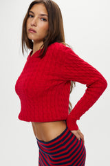 Prince Cable Knit Sweater - Heartstrings Frankies Bikinis Online Shop